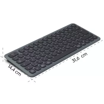 WK-500 multi device keyboard black-grey