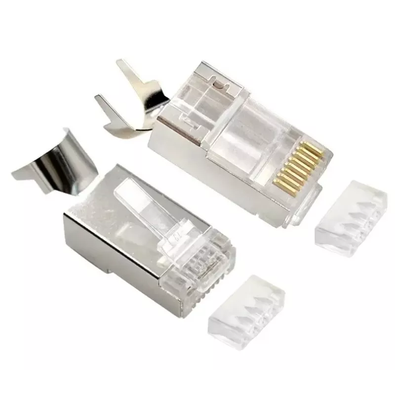 RJ45 connectors GEMBIRD CAT7 8P8C gold plated 15µ FTP/SFTP, pack of 100