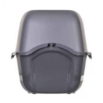 Cat litter box DIAMENTIQ BAYA anthracite, plastic, 55.5 x 40 x 38.7 cm, reversible doors