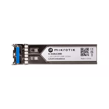 Network transceiver module MikroTik S-31DLC20D SFP 1310 nm 1250 Mbit/s 20 km LC