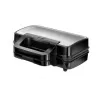 Sandwich maker MPM MPO-43M 3in1 1000W — multifunctional sandwich press for 4 sandwiches, grilling, toasting and waffles, black