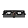 Cooling fan Extralink 2 FANS ROOF COOLING UNIT 220V AC Black Metal