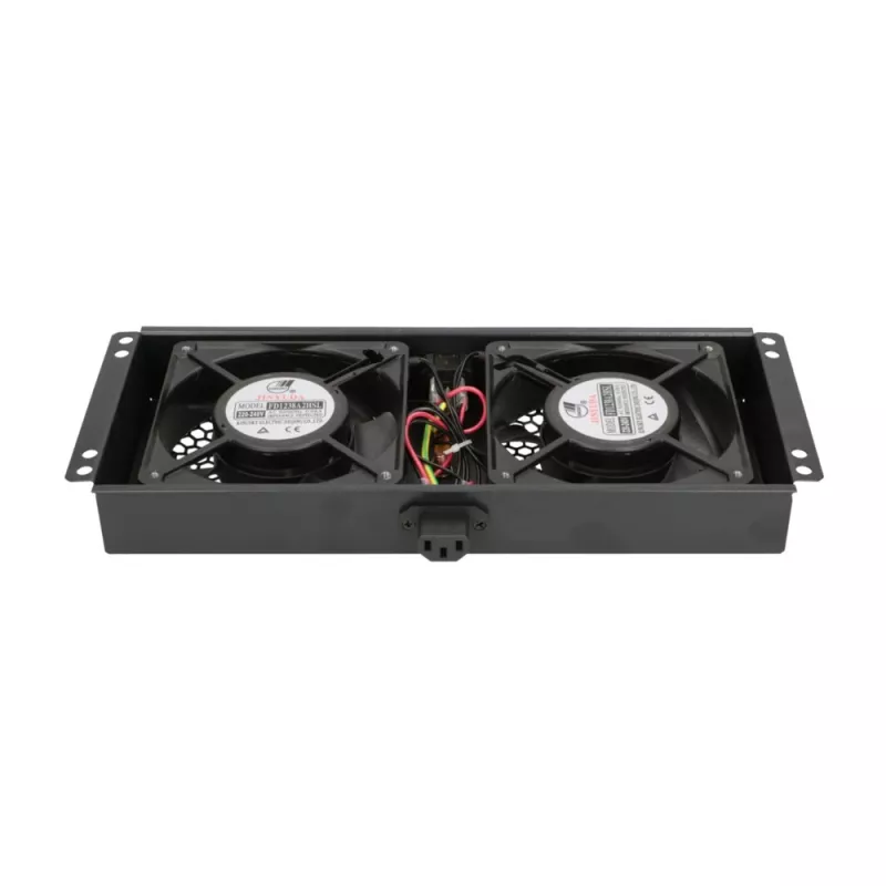 Cooling fan Extralink 2 FANS ROOF COOLING UNIT 220V AC Black Metal