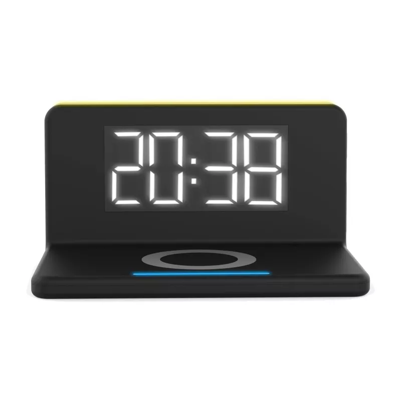 Alarm Clock Terratec ChargeAir Digital Black Yellow 286141