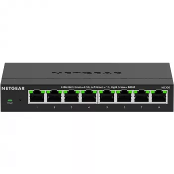 NETGEAR MS308 Unmanaged 2.5G Ethernet (100/1000/2500) Black