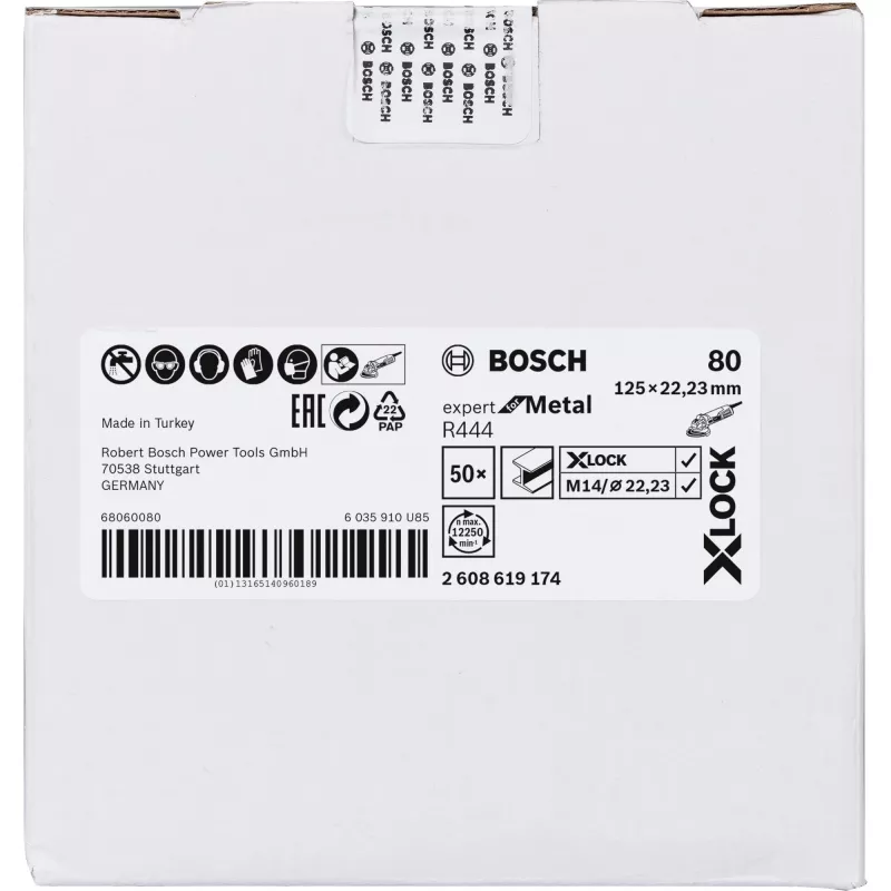 Bosch 2 608 619 174 rotary tool grinding/sanding supply Steel Sanding disc