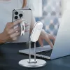Phone stand SODI SIM-300 silver MagSafe — desktop holder for MagSafe-compatible iPhone
