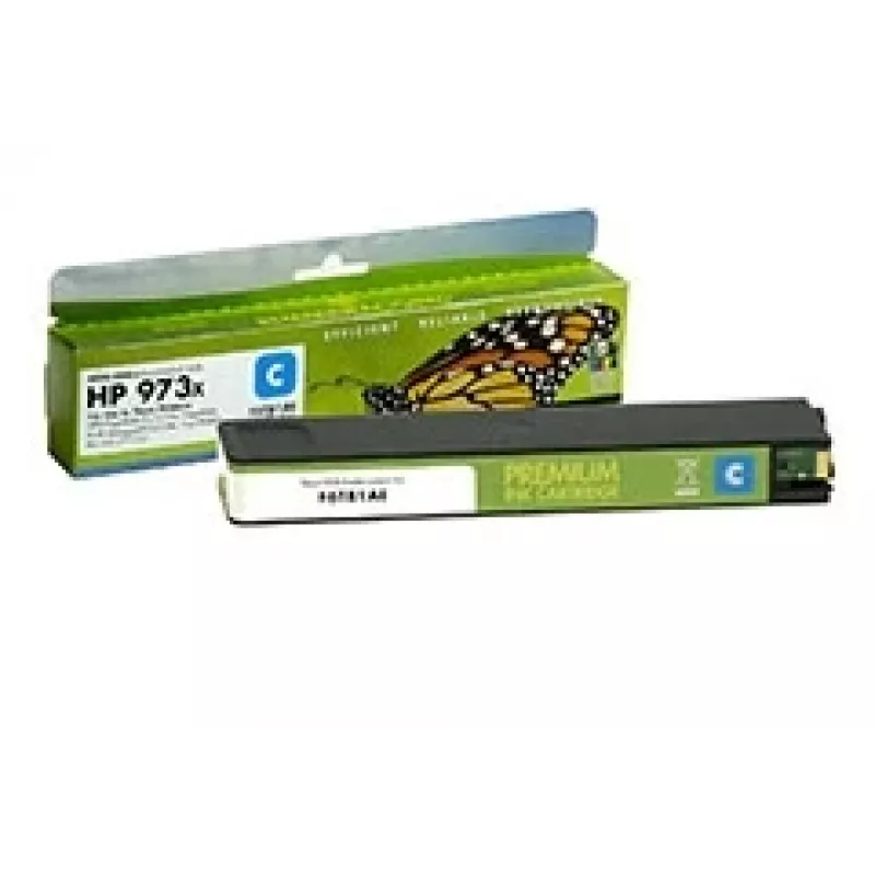 Compatible Static-Control HP Ink No.973X Cyan (F6T81AE) New chip