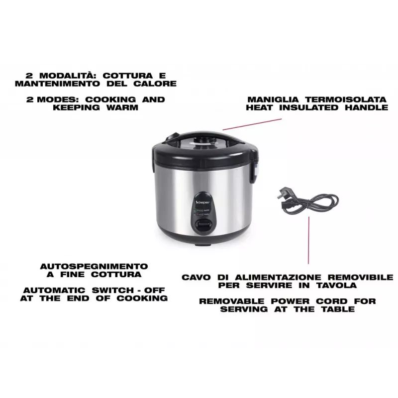 Beper P101VAP002 rice cooker and steamer
