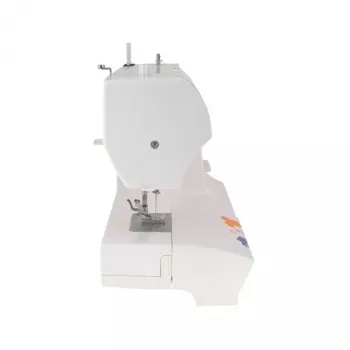 Sewing machine lucznik Laura 555 — mechanical, 5 stitch patterns, 4-step buttonhole, free arm, 35 programs