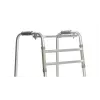 Walking frame VITEA CARE PPC013VC — 4-wheel aluminium rollator, adjustable height 81.5–91.5 cm, 8 cm wheels, width 550 mm, max user 110 kg