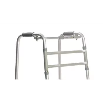 Walking frame VITEA CARE PPC013VC — 4-wheel aluminium rollator, adjustable height 81.5–91.5 cm, 8 cm wheels, width 550 mm, max user 110 kg
