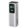 Portable battery Green Cell PBGC25UD, 25200 mAh, Li‑Ion, 140 W total, 2× USB‑C + 1× USB‑A, OLED display, aluminium housing