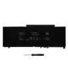 Battery Green Cell DE102V3 for DELL Latitude E5250 E5450 E5550, 7.6V 6200mAh LiPo, black