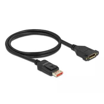 DisplayPort extension cable panel-mount DeLOCK 87095 8K 60 Hz 1 m