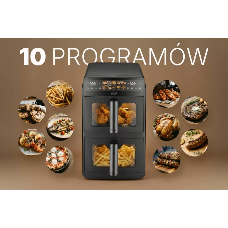 PROMIS FRP1560 Vertical Dual-Basket Air Fryer