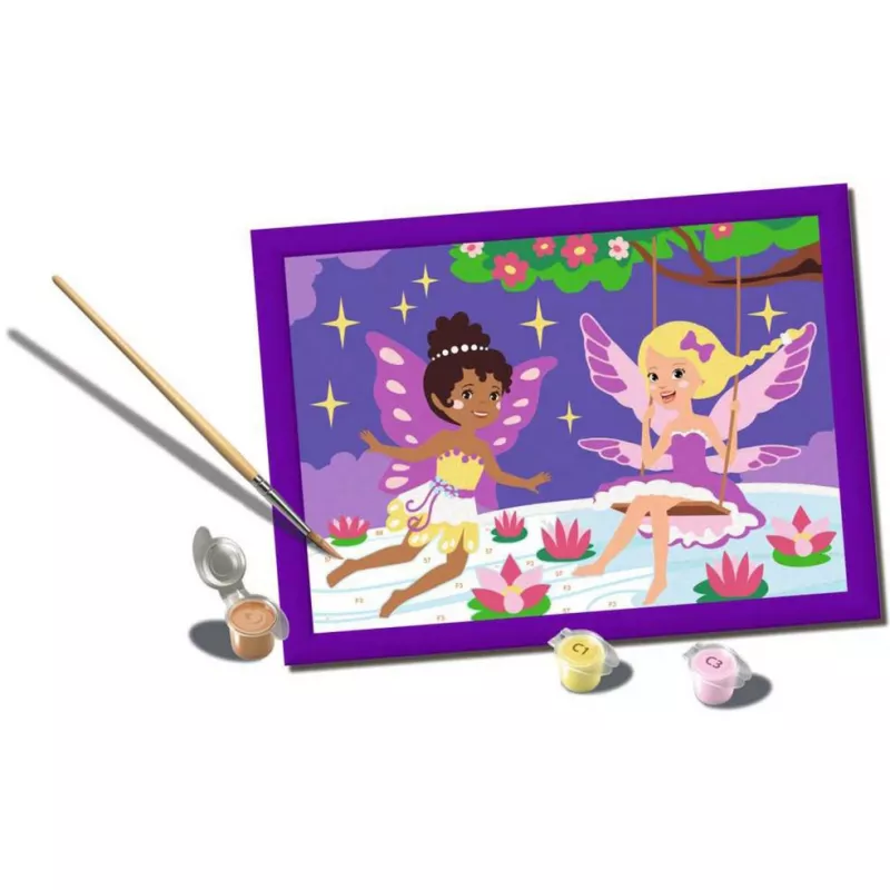 Painting kit Ravensburger CreArt – fairy friends (children’s paint craft set)