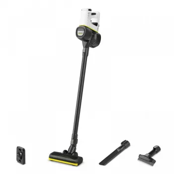 Stick vacuum Karcher 2-in-1 VC 4, bagless, cordless 21.6V Li-Ion, 30 min runtime, HEPA, 2 speeds, yellow/black