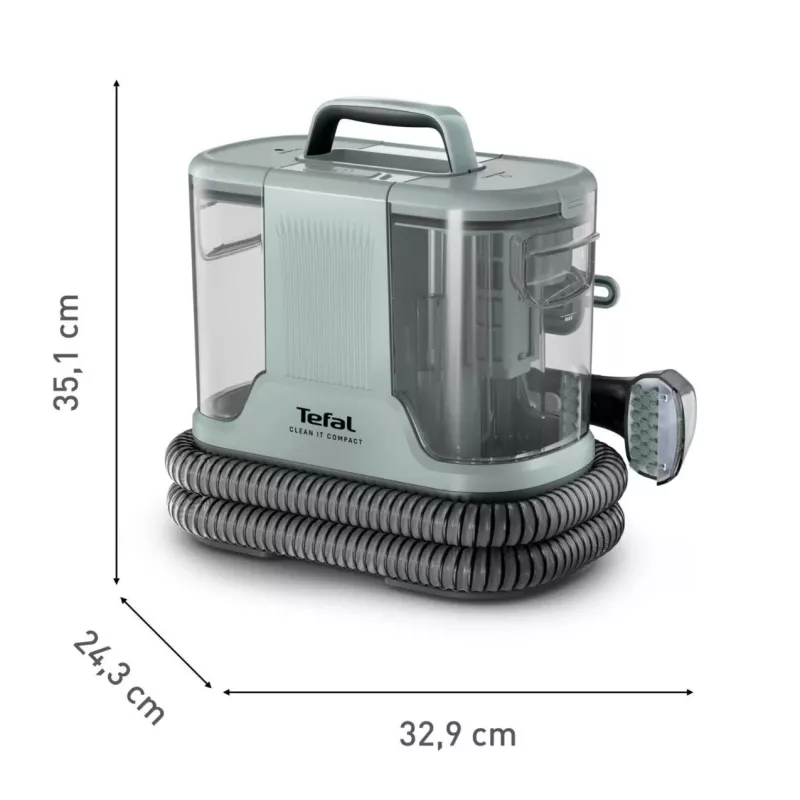 Portable spot cleaner Tefal Clean It Compact Pet IZ3020F0 — handheld upholstery and pet stain cleaner
