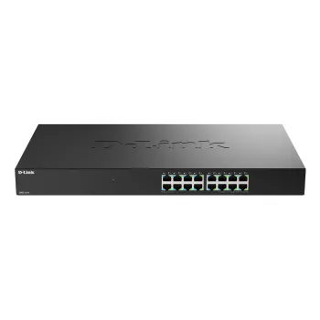 D-Link 16-Port 2.5G Multi-Gigabit Unmanaged Switch, Unmanaged, L2+, 2.5G Ethernet (100/1000/2500)