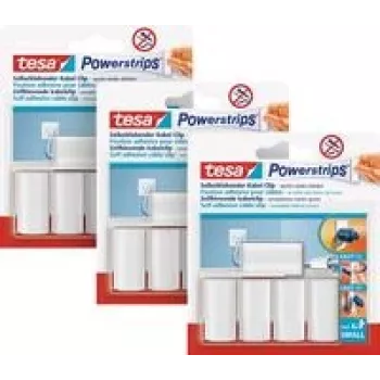 tesa 58035 Powerstrips® Cable-Clip Contents: 15 pc(s) (58035-00500-01)