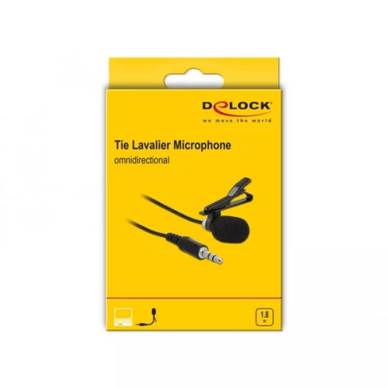 Clip-on microphone DeLOCK 66279