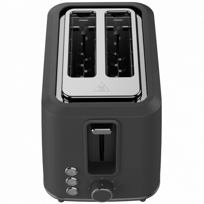 Electric toaster AENO ATS0001G — 2-slot, 220–240V 50–60Hz, 920–1080W, 3 modes, 7 browning levels, Grey