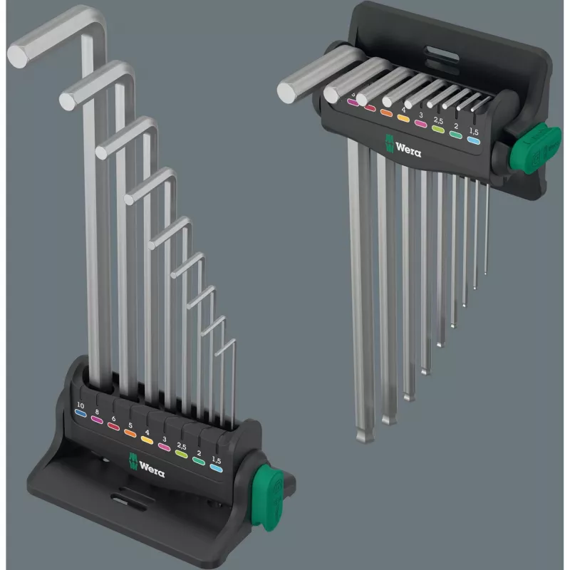 Wera 05022102001 hex key L-shaped hex key set Metric 9 pc(s)