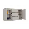 CHEST OF DRAWERS WITH 2 DOORS AND 3 DRAWERS, CASHMERE COLOUR