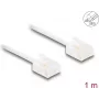 Network Cable DeLOCK RJ45 Cat.6 UTP Ultra Slim 1m White