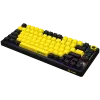 Wireless mechanical gaming keyboard LORGAR KBP7075W — Black/Yellow, EN layout