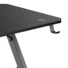 MACLEAN NanoRS RS102 Gaming Desk with RGB LED Backlight, 120x60 cm, Black