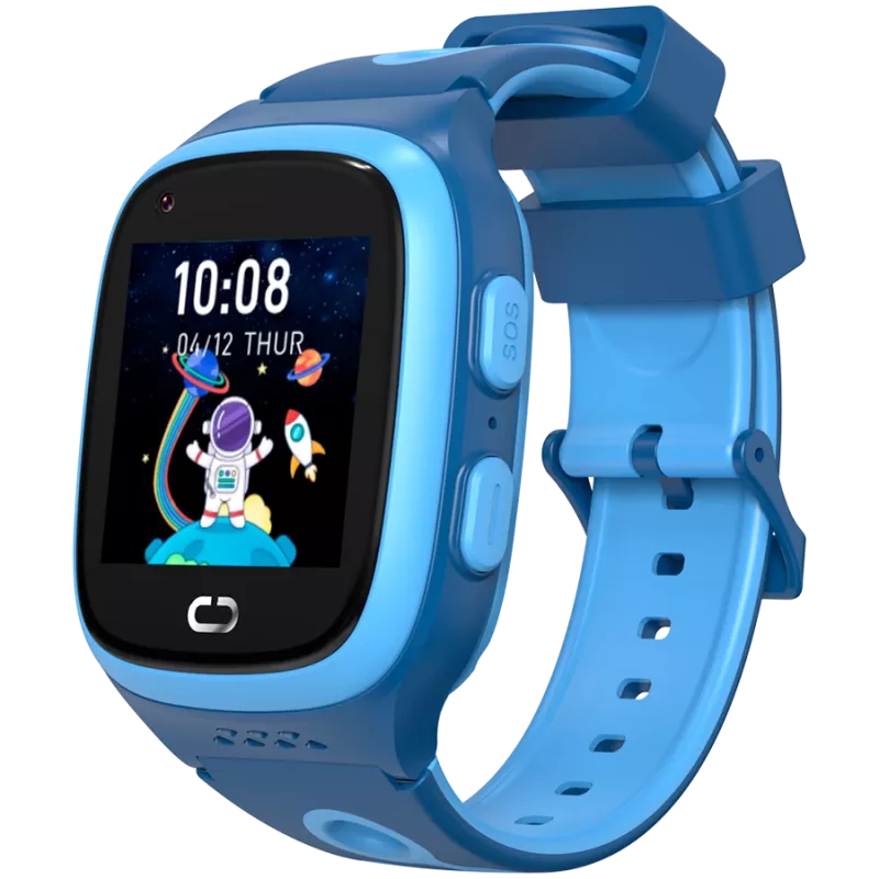 Canyon Kids Watch ZEFIR KW-49 E-SIM 4G GPS WiFi Video Music Games English learning, Blue