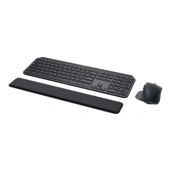 Logitech MX Keys Combo for Business - Keyboard-and-Mouse-Set - backlit - Wireless - Bluetooth LE - QWERTY - GB - Graphite