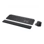 Logitech MX Keys Combo for Business - Keyboard-and-Mouse-Set - backlit - Wireless - Bluetooth LE - QWERTY - GB - Graphite
