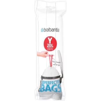 Trash Bag Brabantia 116742 20L White 20 pcs