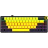 Mechanical gaming keyboard LORGAR KBP70MW 65% Black Yellow EN layout