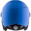 Helmet ALPINA ZUPO VISOR QLite — child ski helmet, hard shell, 54–58 cm, integrated visor, Run System Ergo Snow