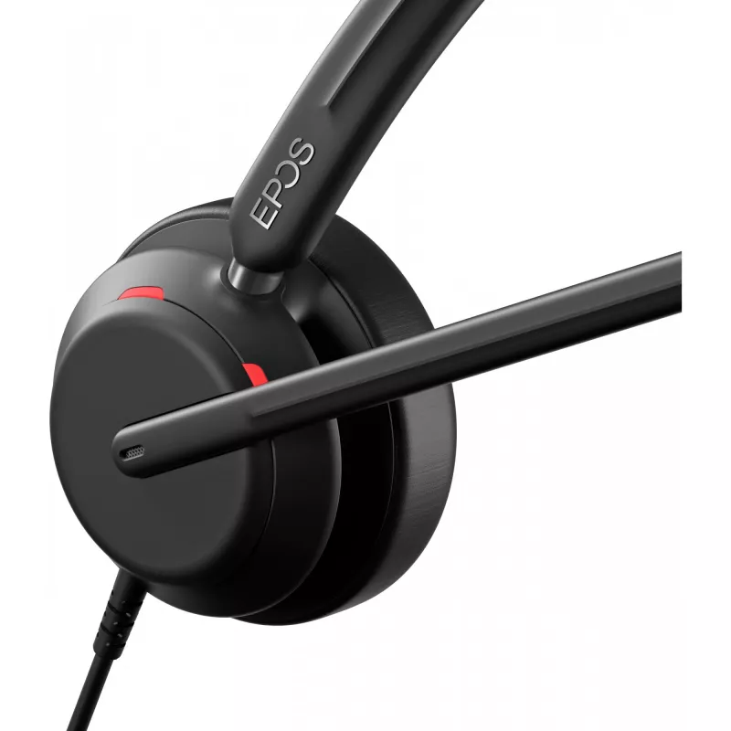 Epos IMPACT 730, Mono-Headset, Wired 3 Digital Microphones, Super-Wideband-Technology