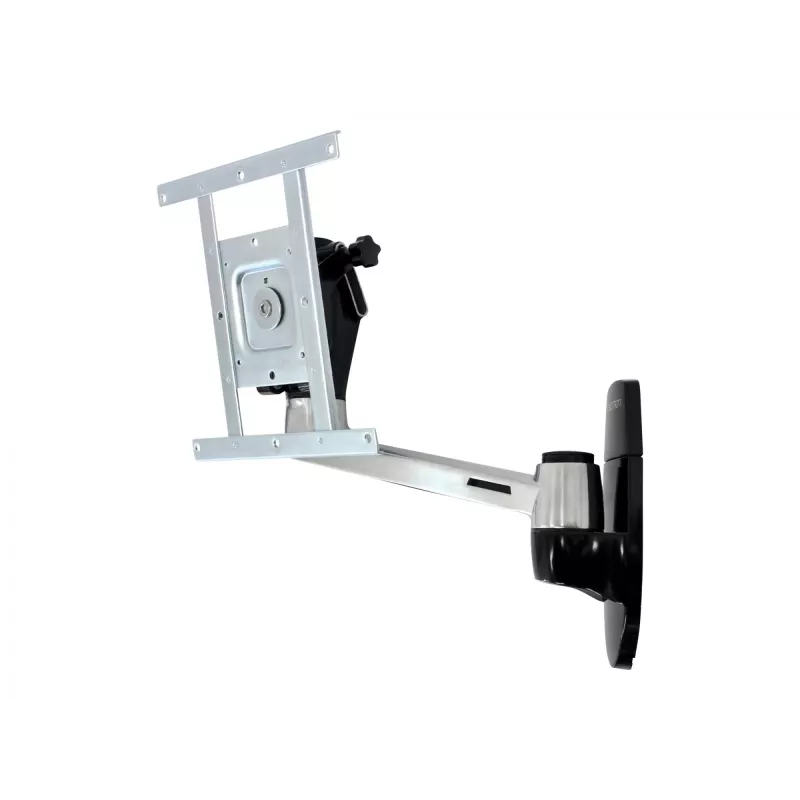 Ergotron LX HD wall mount Swing Arm - Mounting Kit (swing arm, knob) for TV (tilt and swivel) - Aluminium - Screen Size: to 106,7 cm (to 106,70cm (42) ) - mounting hardware