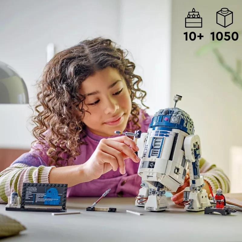 LEGO buildable droid R2‑D2 set 75379 — 1,050 pieces, 10+ years, 160×110×240 mm, 0.24 kg