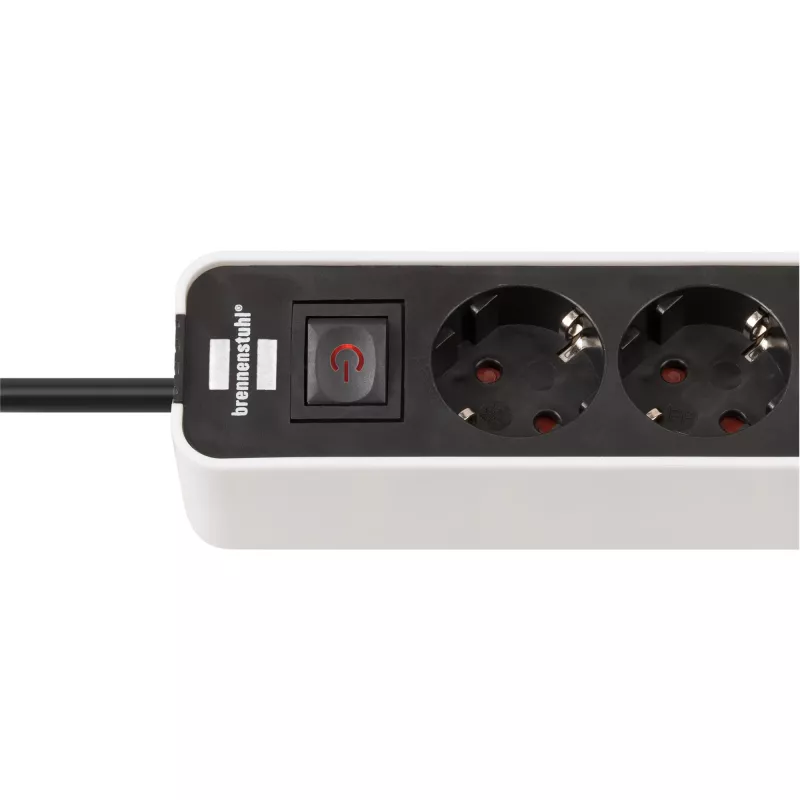 Power Extension Brennenstuhl 1153240126 1.5m 4 AC Outlets Indoor Black White