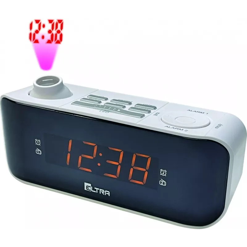 Eltra Clockradio Kasia (Kate) with projector, black