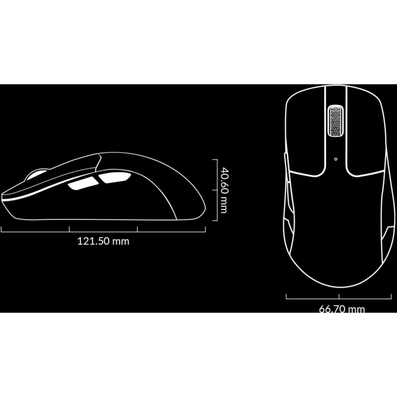 Mouse Keychron M2-A1 RF Wireless Bluetooth USB Type-C