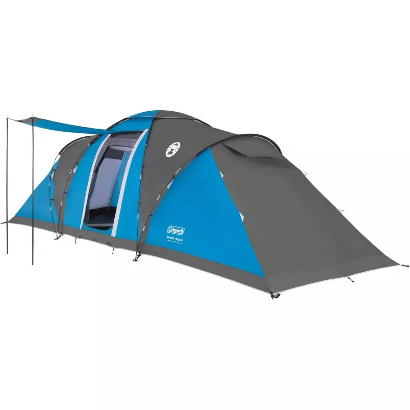 Tent COLEMAN Spruce Falls 6 (2025) — tunnel design, 6-person, blue/grey