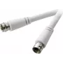 SpeaKa Professional SAT Connection Cable [1x F-Plug - 1x F-Plug] 1.50 m 90 dB White (SP-7870000)