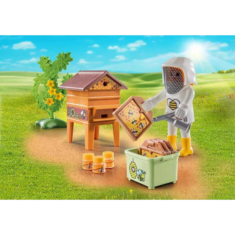 Playmobil Beekeeper - Pretend Play & Imaginative Play for Ages 4 to 10 - Fat Brain Toys
