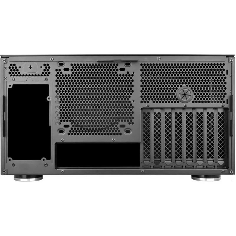SilverStone Crown 04 PC case SST-CW04TB — HTPC form factor, SSI-EEB support, dark gray