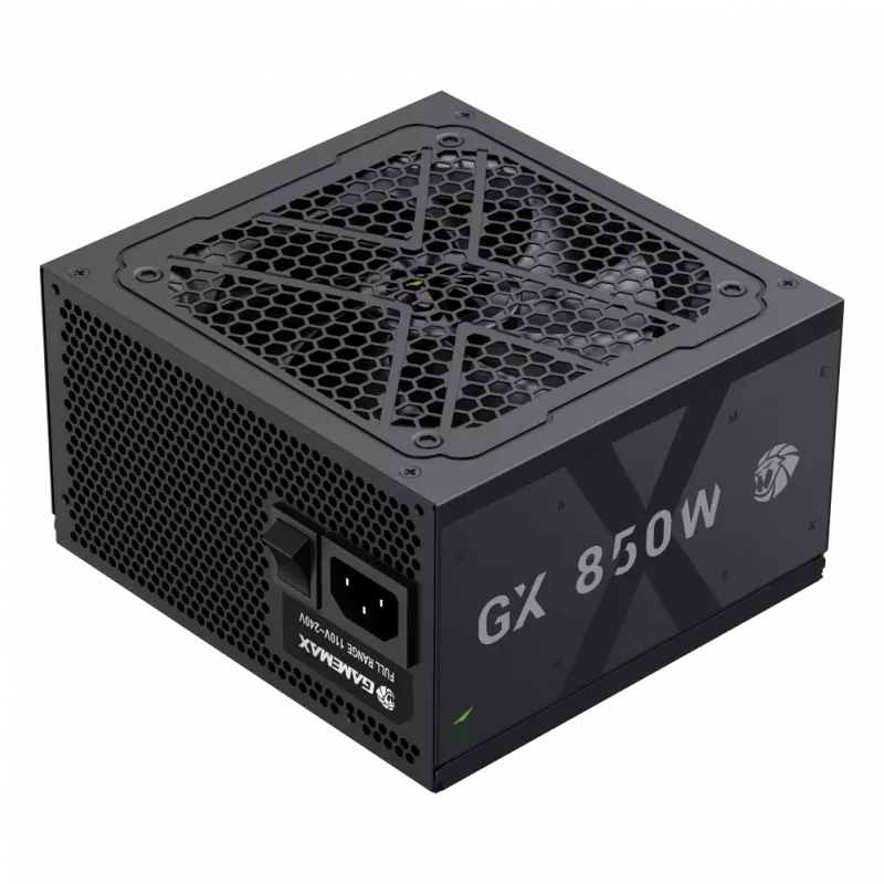 Gamemax Power Supply, 80 PLUS, Gold | GX 850GF | 850 W