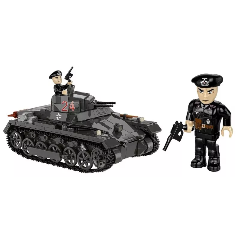 Building Set Cobi Panzer I Ausf. B – 654 pieces, detailed model tank kit
